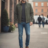 2026 Spring Jacket Men'S Tooling Jacket Casual Cardigan Loose Sports Men'S Clothing